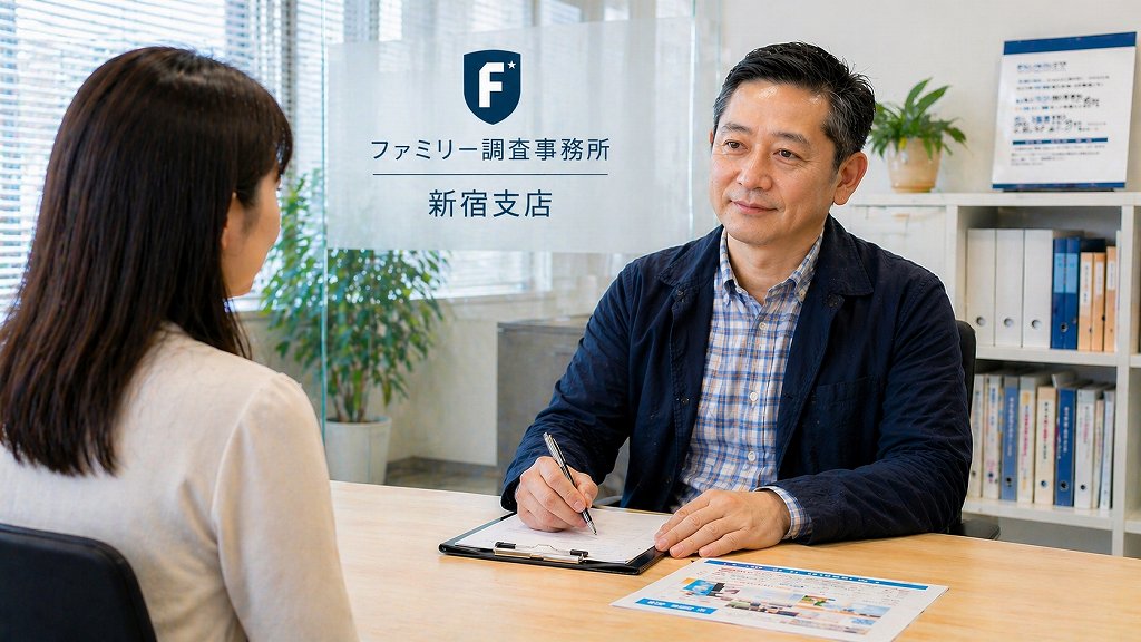ファミリー調査事務所 新宿支店の相談風景