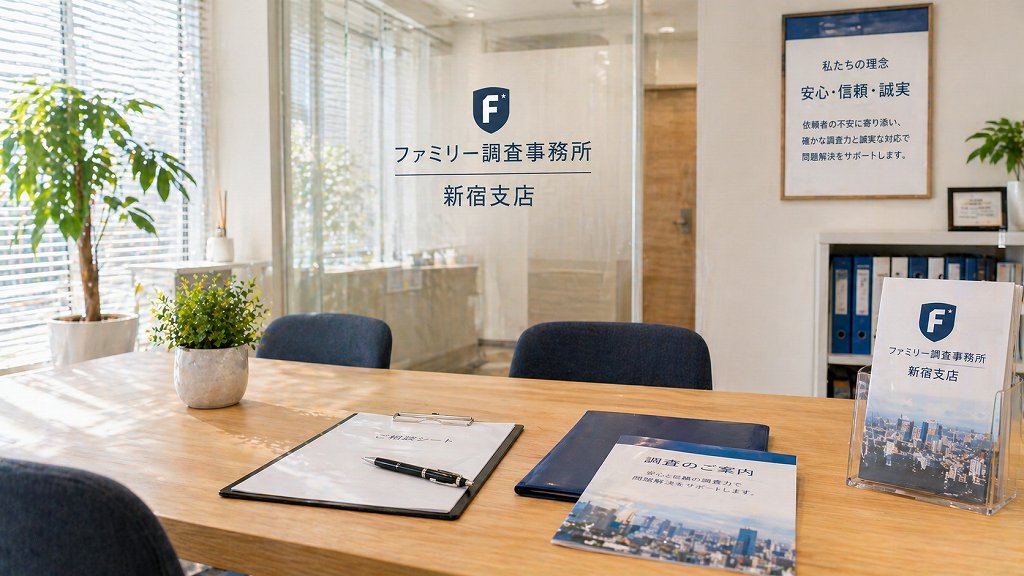 ファミリー調査事務所 新宿支店の相談室