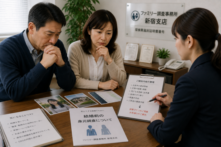 親が結婚前に身元調査を考えるケースとは