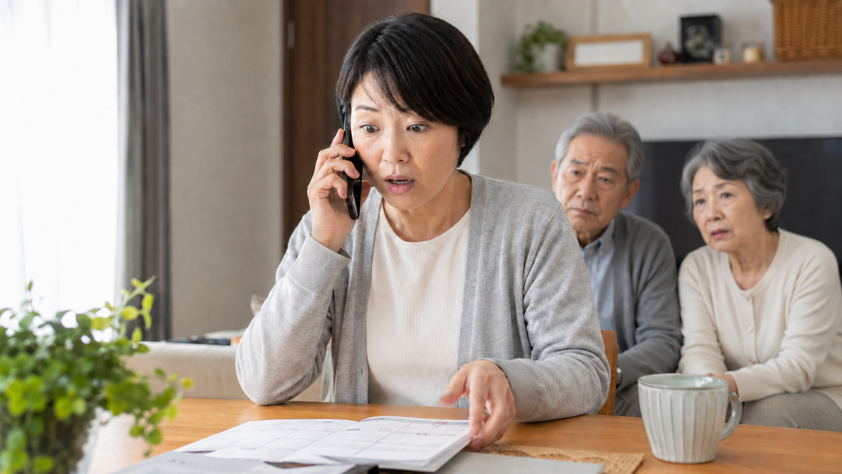 上京した大学生の息子が授業に出ておらず日中の生活実態を心配する両親