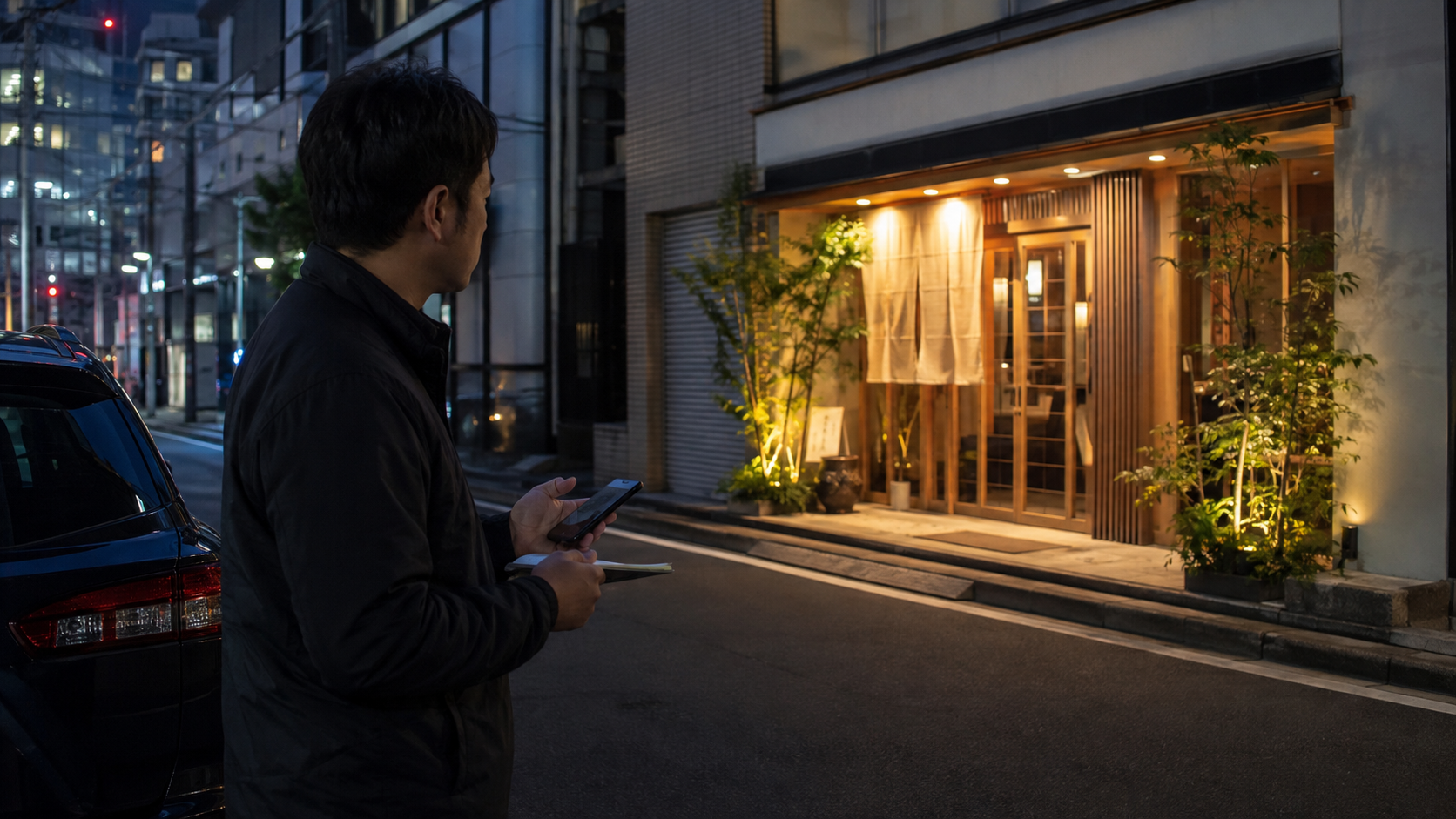 失踪者の安否確認調査で新宿周辺の足取りと連絡履歴を整理する調査員