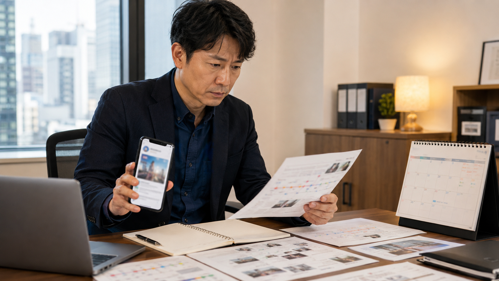 トクリュウの闇バイト調査でSNS求人と家族の行動記録を確認する新宿支店の調査員