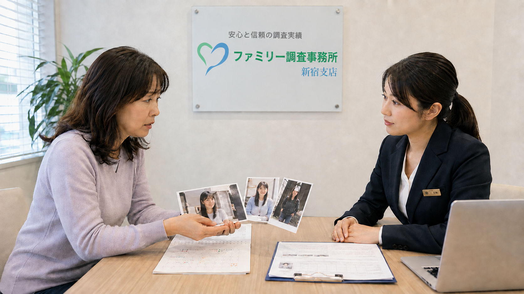 20歳の娘の外泊記録と生活状況について新宿の探偵へ相談する母親
