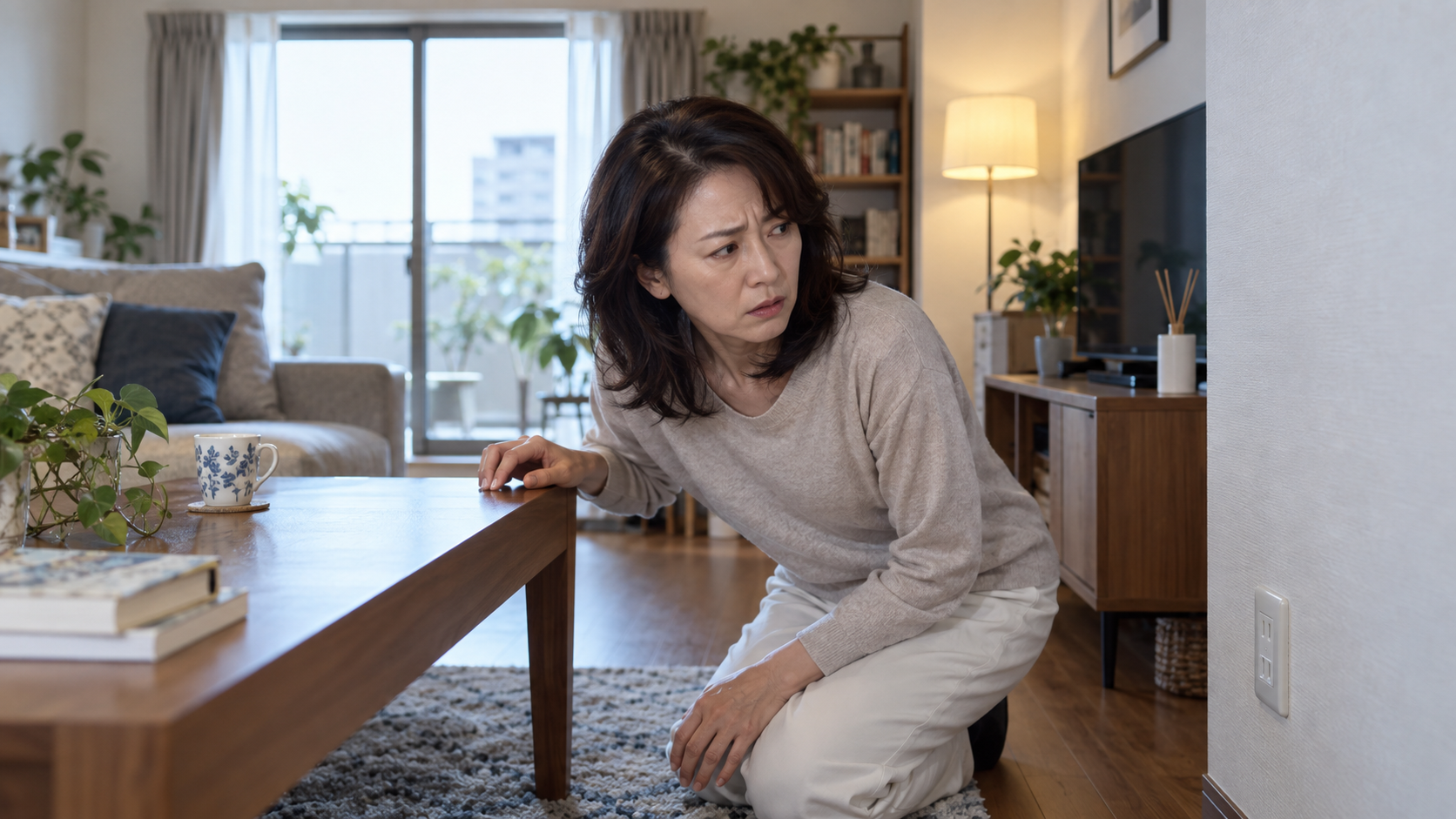 自宅で会話が漏れている気がして盗聴や盗撮を疑い証拠と防犯対策を整理する女性