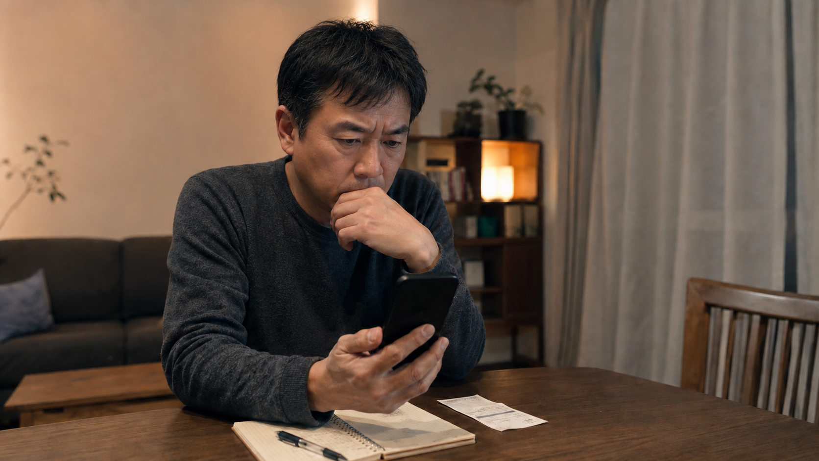 風俗店の女性キャストに貸したお金が返ってこないためLINEと送金記録を確認する男性