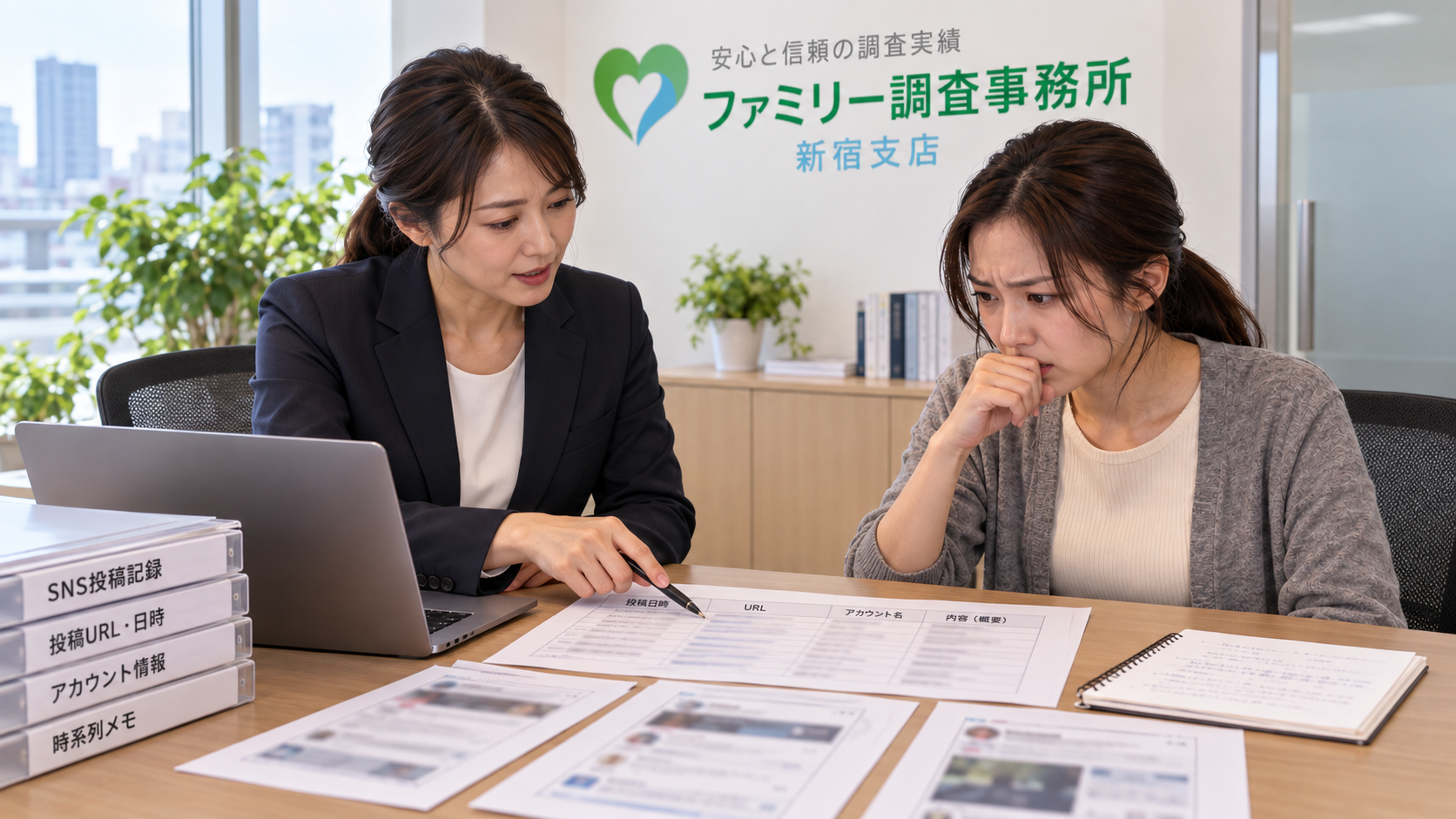 SNS誹謗中傷の投稿URLや投稿日時を整理し開示請求に備えて証拠収集する相談