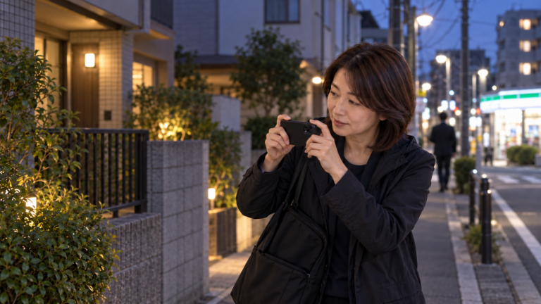 証拠収集するファミリー調査事務所の担当者