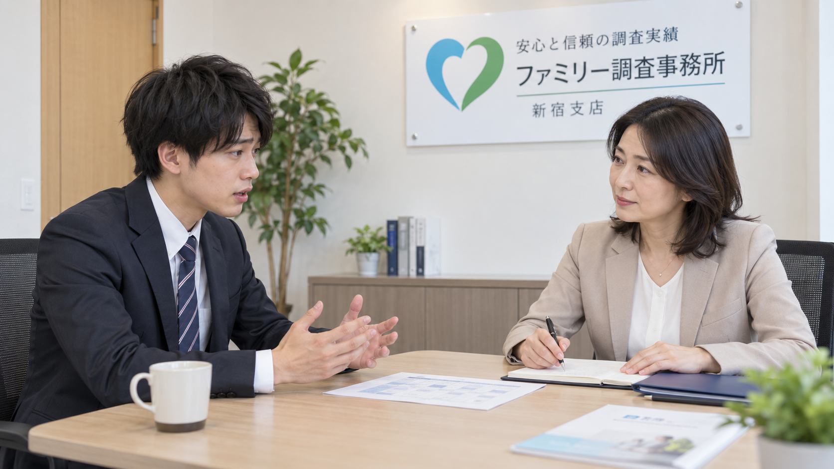 朝礼や会議で人前での叱責が続く状況について新宿支店へ相談する会社員