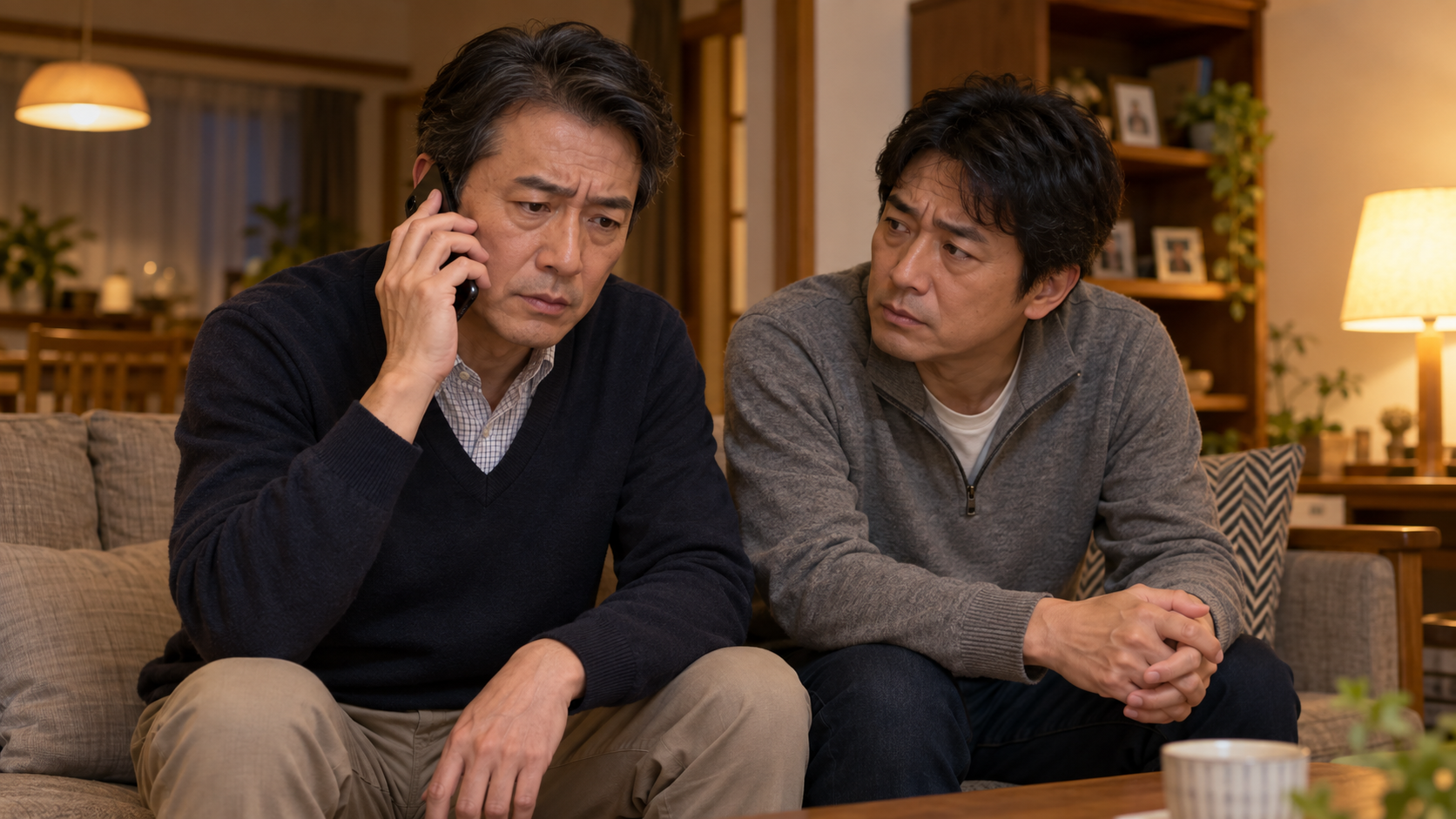 一人暮らしの父が電話では元気と言うものの実際の生活状況を心配する家族