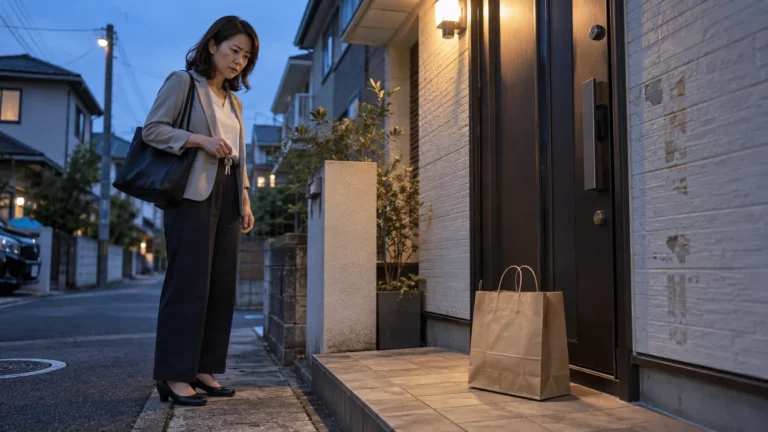 嫌がらせにおびえる女性