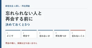 忘れられない人と再会する前に、決めておいたほうがよいこと