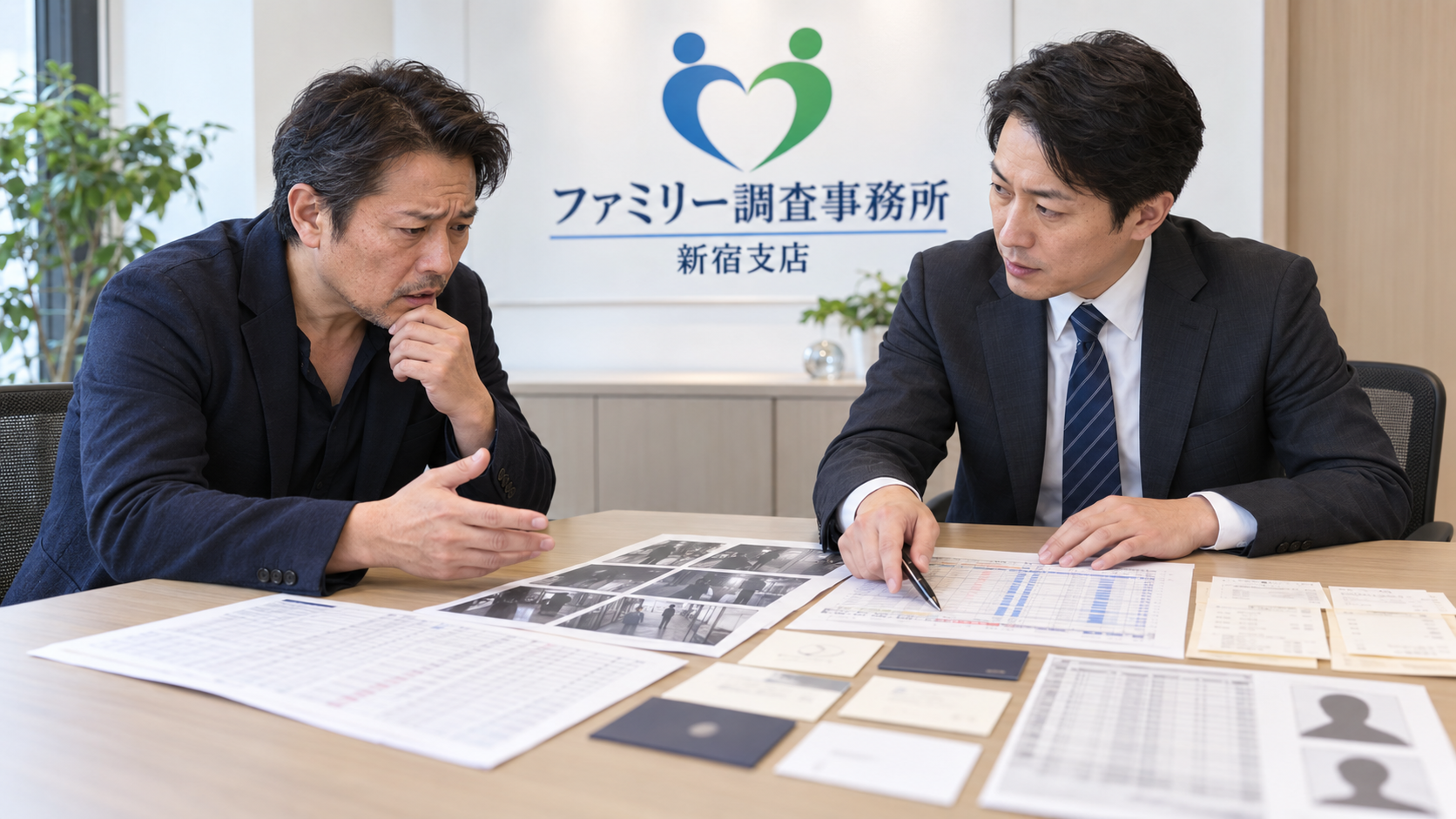歌舞伎町の店舗トラブルで予約記録と紹介者・利用者の関係を整理する様子