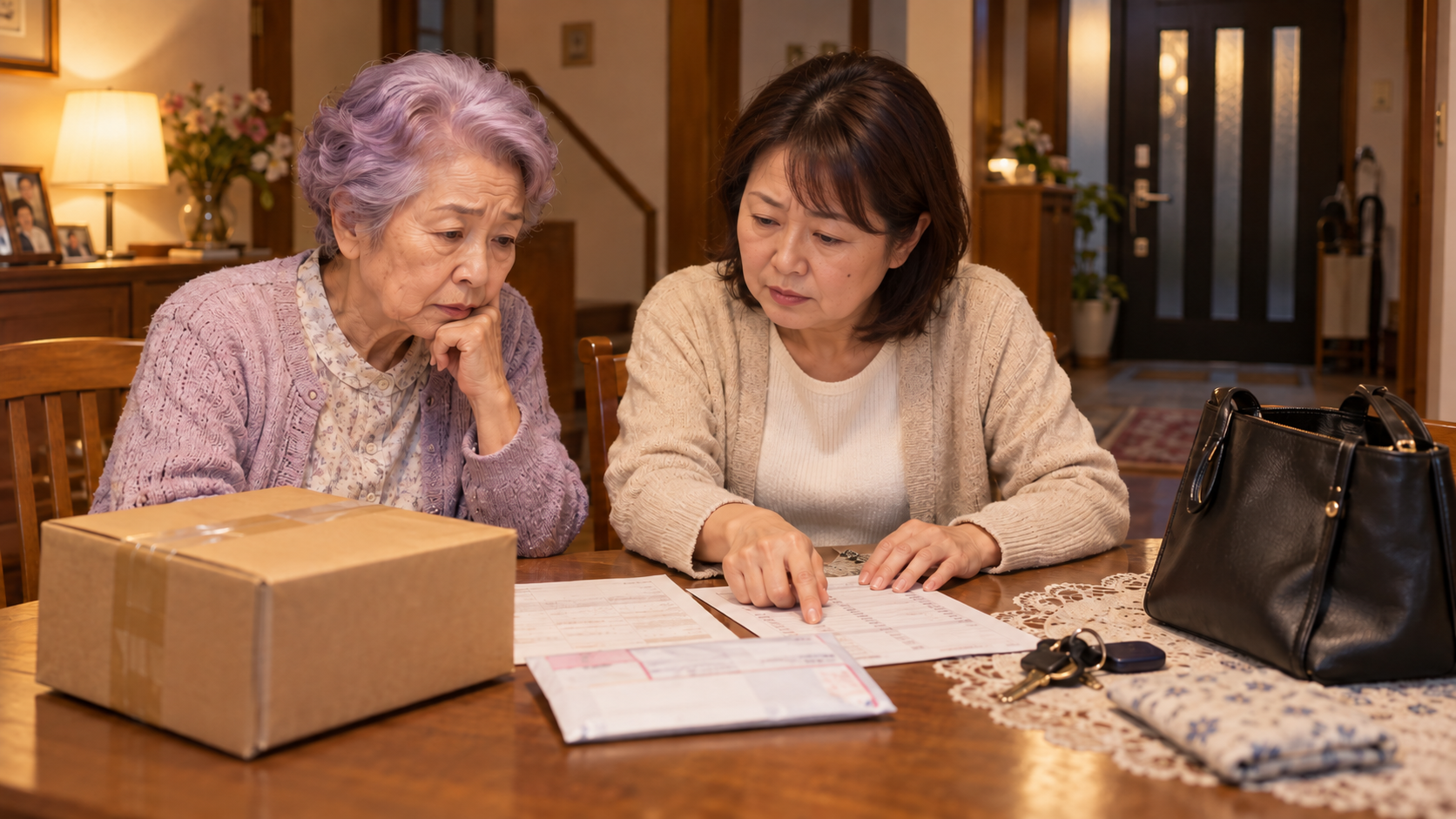 素行調査で持ち物の変化や荷物の持ち出しと受け取りを確認したい家族